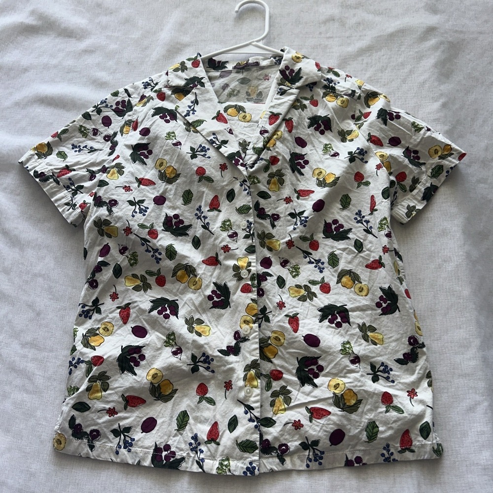 Princesse Tam Tam Pajama Short Sleeve &‎ Shorts Viscose & Cotton Fruit Small